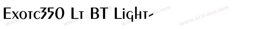 Exotc350 Lt BT Light字体转换